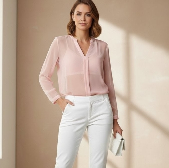 Like New White Capris - Picture 1 of 7